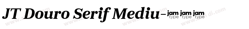 JT Douro Serif Mediu字体转换